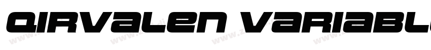Qirvalen Variable Bl字体转换